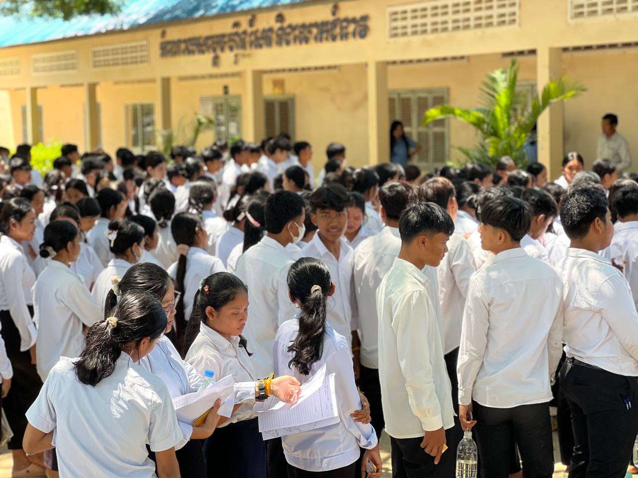 ការផ្សព្វផ្សាយអំពីការបណ្តុះបណ្តាលជំនាញបច្ចេកទេស និងវិជ្ជាជីវៈ (TVET) ដល់ប្អូនៗសិស្សានុសិស្សថ្នាក់ទី១២